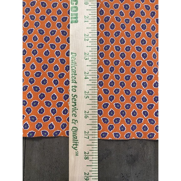 Men's Polo Ralph Lauren Featherweight Mesh Shirt Orange Size M Floral Print - Picture 5 of 11